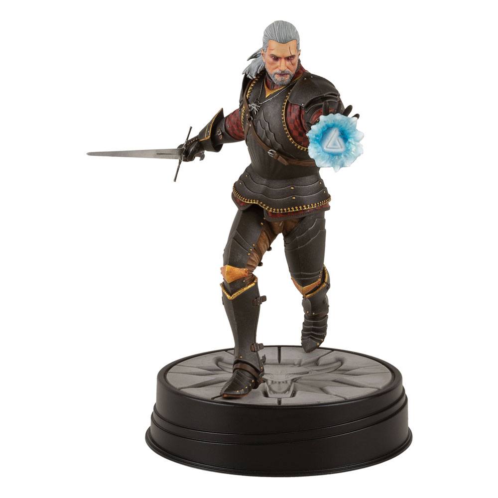 Witcher 3 Wild Hunt PVC Statue Geralt Toussaint Tourney Armor 20 cm Statues