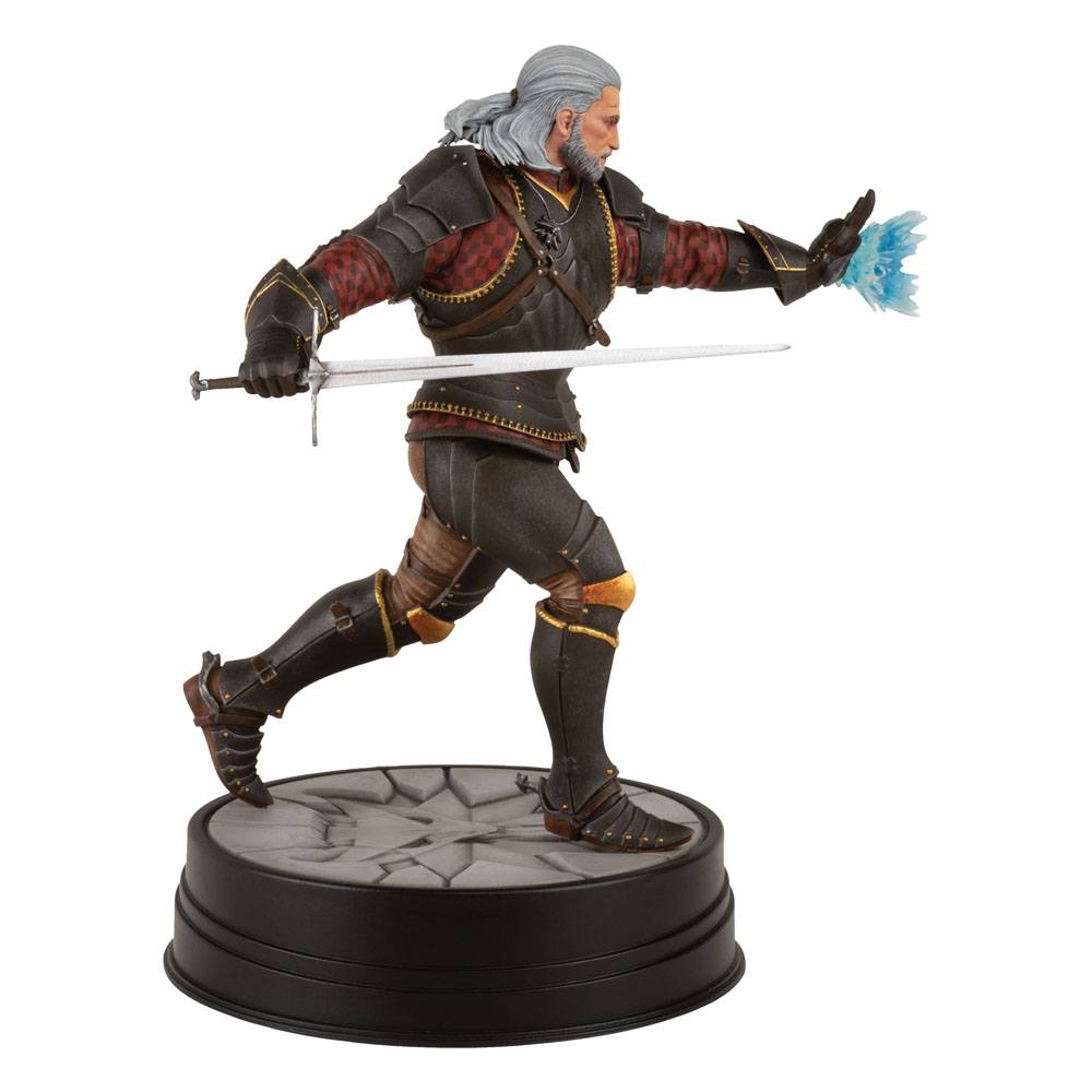 Witcher 3 Wild Hunt PVC Statue Geralt Toussaint Tourney Armor 20 cm Statues