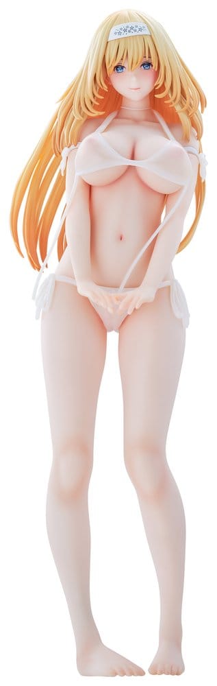 Original Model Statue 1/5 Tomoe Sakura Swimsuit Blonde Hair Wholesome Ver. Illustration by Toshi Tsutakaze 32 cm Daiki Kougyo