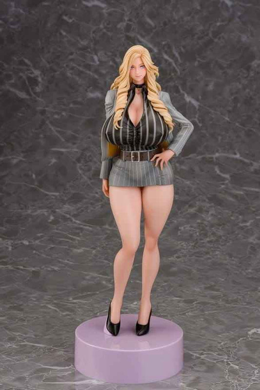 Gal Ane Shachou to Harem Office PVC Figure 1/7 Nishigori Ai (Grey Suit Ver.) Wholesome Ver. 26 cm