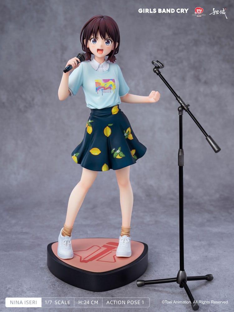 Girls Band Cry Natsu wo Mankitsu shite Sakebe Series No. 1 PVC Statue 1/7 Nina Iseri 24 cm Statues