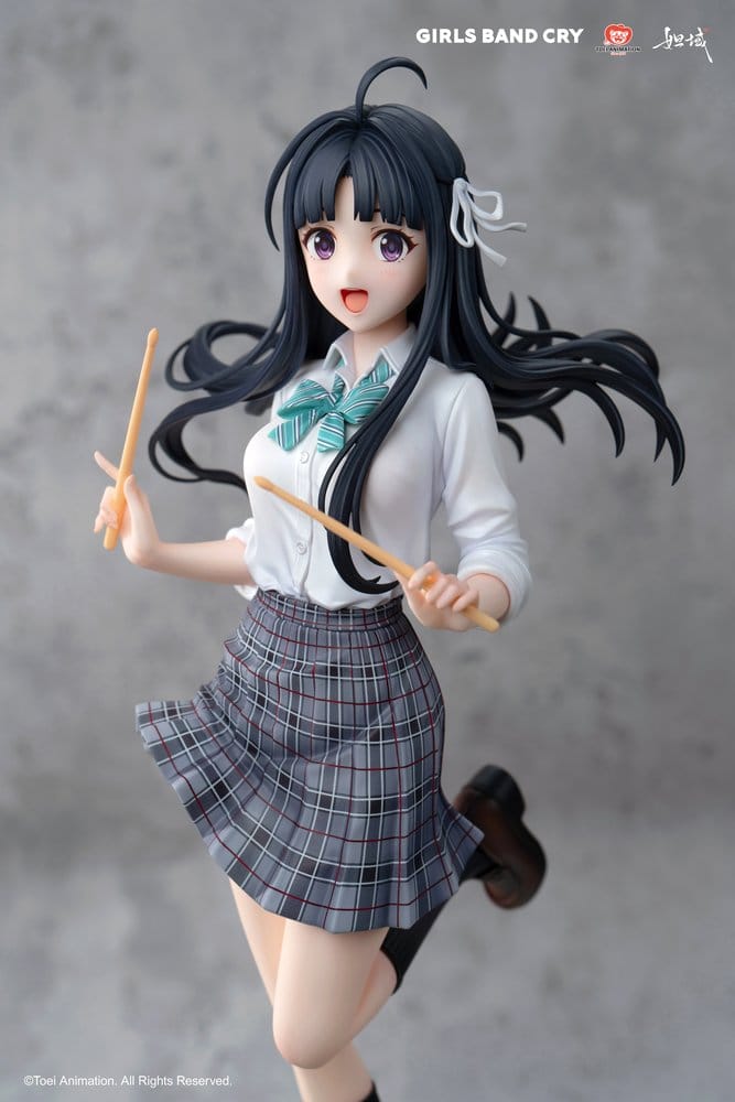 Girls Band Cry Natsu wo Mankitsu shite Sakebe Series No. 2 PVC Statue 1/7 Subaru Awa 26 cm
