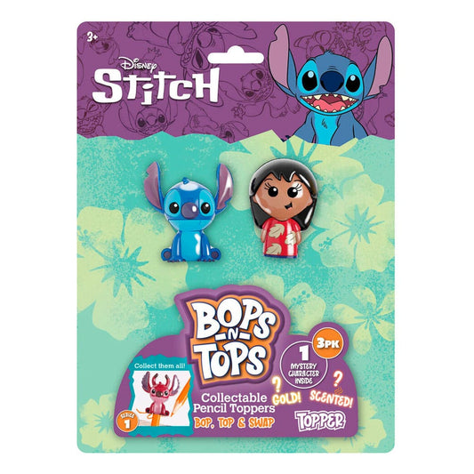 Lilo & Stitch Blister pack with 3x figures for pens - FanofThings.co.uk
