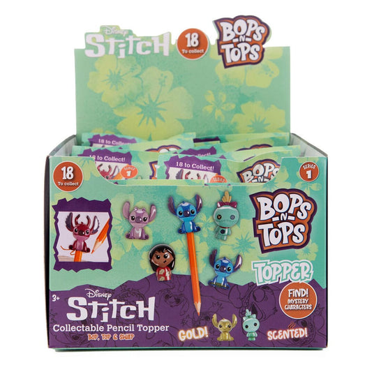 Lilo & Stitch Bops & Tops Toppers Display (12) - FanofThings.co.uk