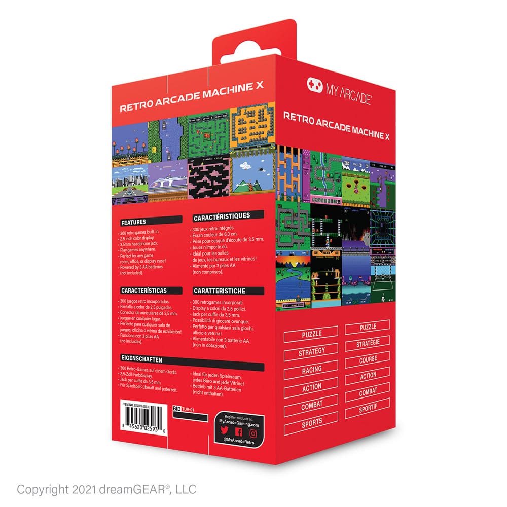 My Arcade Portable Gaming System Retro Arcade Machine X