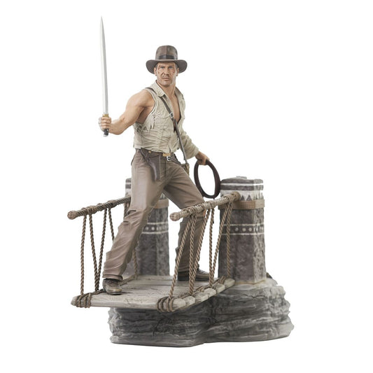 Indiana Jones and the Temple of Doom Deluxe Gallery PVC Statue Rope Bridge 28 cm - FanofThings.co.uk