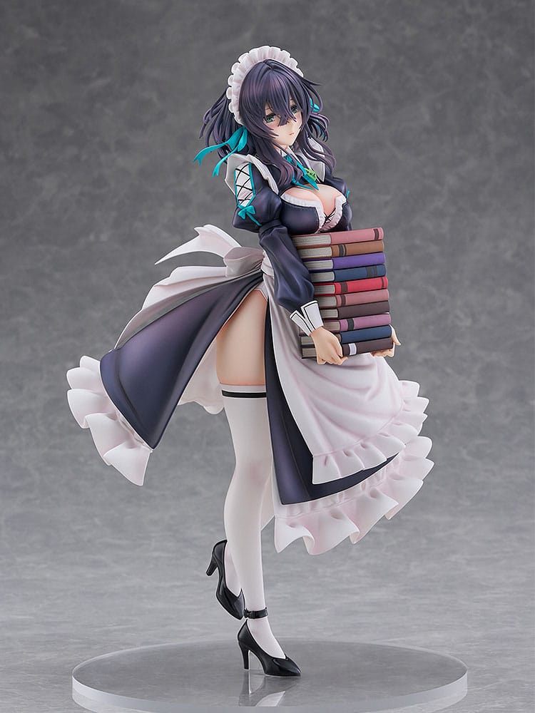 Original Illustration PVC Statue 1/6 Maid Maison Hanikami Kanojo Hikage Chigami Illustration by Piromizu 28 cm
