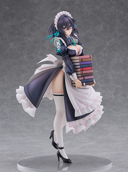 Original Illustration PVC Statue 1/6 Maid Maison Hanikami Kanojo Hikage Chigami Illustration by Piromizu 28 cm