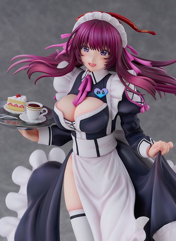 Hanikami Kanojo PVC Statue 1/6 Maid Maison Neru Shizuki Illustration by Piromizu 28 cm DMM Factory