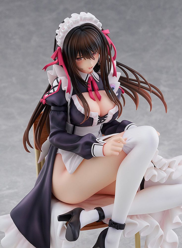 Hanikami Kanojo PVC Statue 1/6 Maid Maison Kasane Minazumi Illustration by Piromizu 21 cm DMM Factory