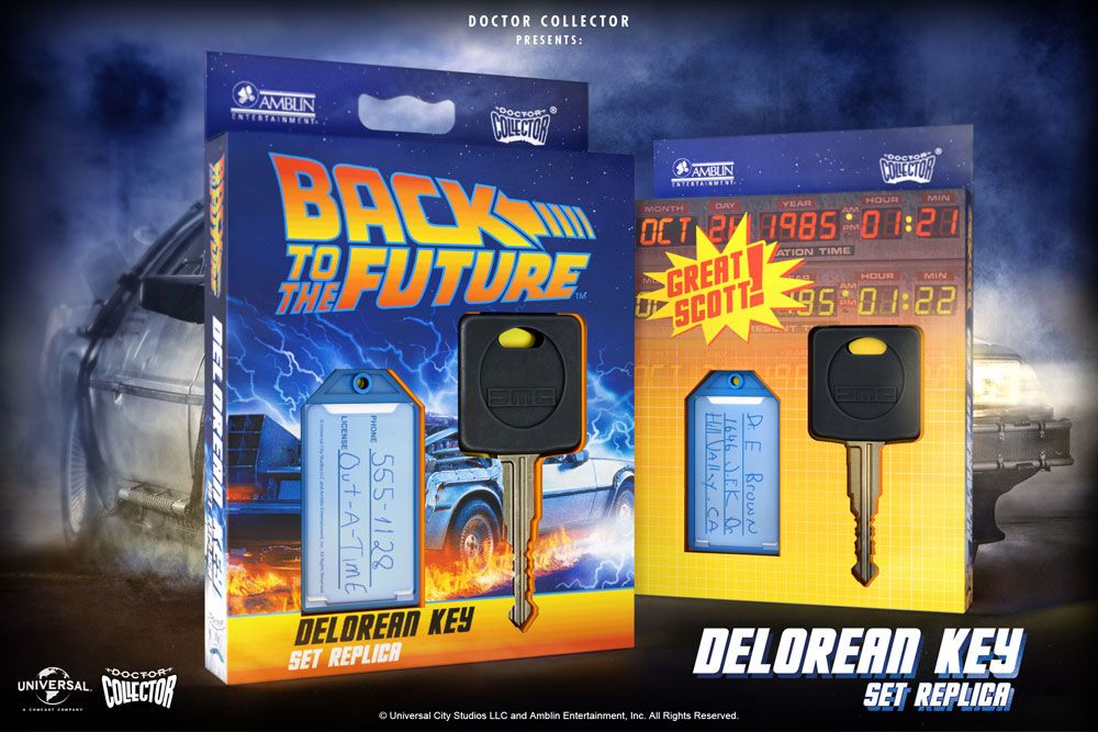 Back To The Future Replica 1/1 DeLorean Key Replicas
