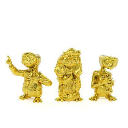 E.T. the Extra-Terrestrial Collector's Set Mini Figures 3-Pack Golden Edition 5 cm