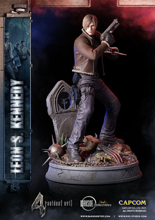 Resident Evil Premium Statue Leon Kennedy 50 cm - FanofThings.co.uk
