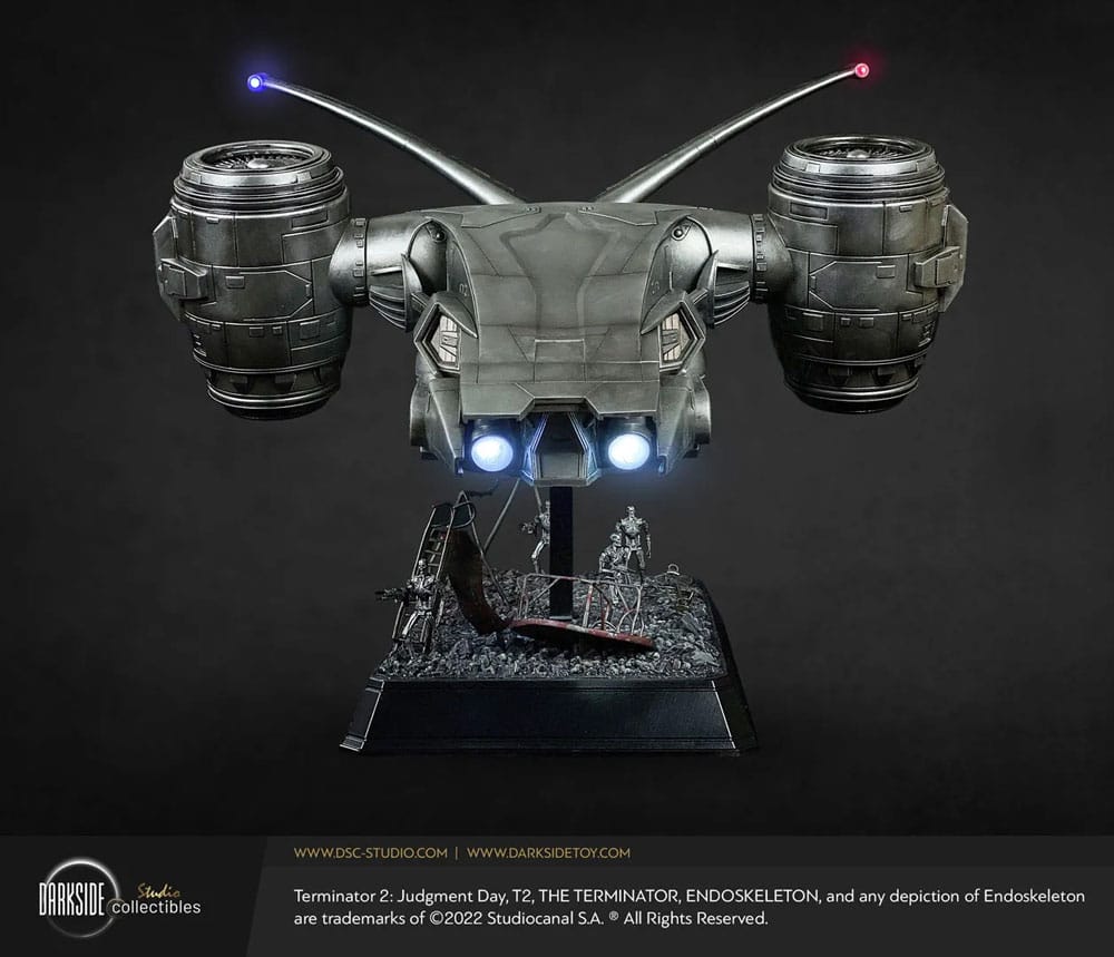 Terminator 2 Judgment Day Replica Aerial Hunter Killer 30th Anniversary Edition 60 cm - FanofThings.co.uk