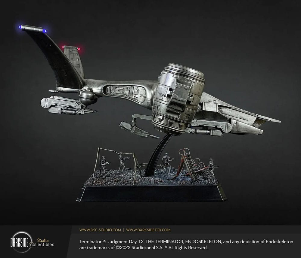 Terminator 2 Judgment Day Replica Aerial Hunter Killer 30th Anniversary Edition 60 cm - FanofThings.co.uk
