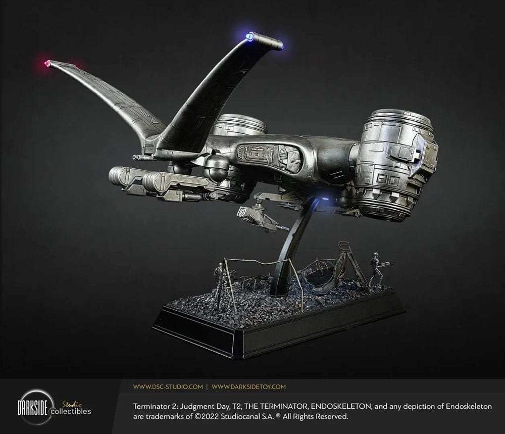 Terminator 2 Judgment Day Replica Aerial Hunter Killer 30th Anniversary Edition 60 cm - FanofThings.co.uk