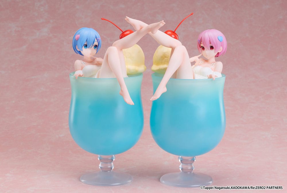 Re:Zero Starting Life in another World PVC Statue 1/7 Ram Cream Soda Ver. 21 cm