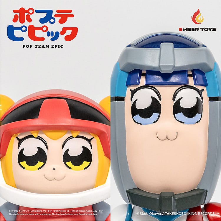 Pop Team Epic Vinyl Figures 2-Pack Chibi Creature Popuko & Pipimi Spacesuit Ver.