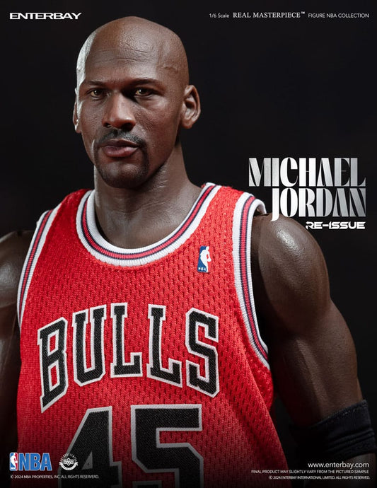 NBA Collection Real Masterpiece Actionfigur 1/6 Michael Jordan I'm Back Edition Limited 30 cm Enterbay