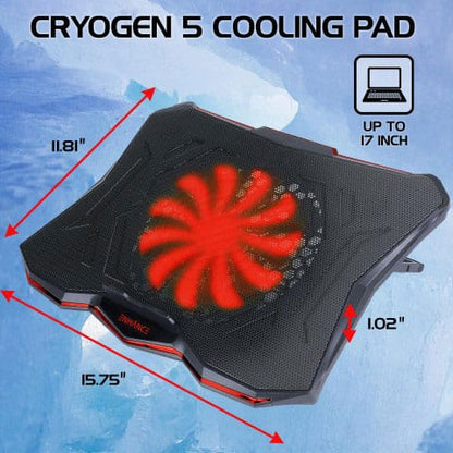Enhance LED Cooling Stand Red
