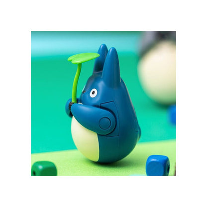 My Neighbor Totoro Round Bottomed Figurine Mid Totoro with leaf 6 cm Semic