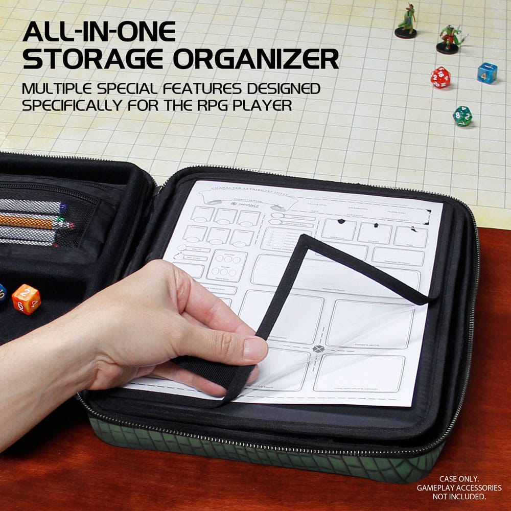 Enhance RPG Series Collector's Edition Organizer Case Green