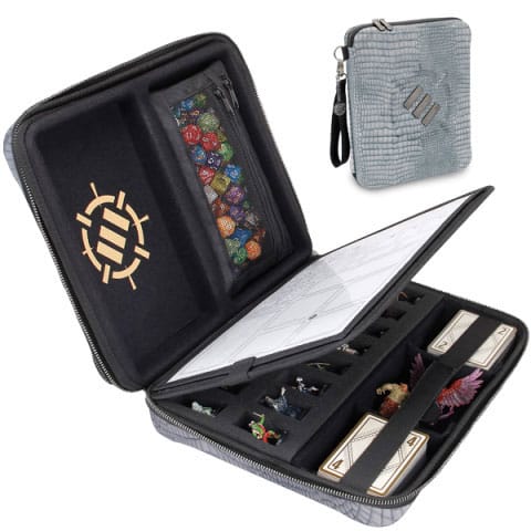 Enhance RPG Series Collector’s Edition Organizer Case Silver Dice accessories