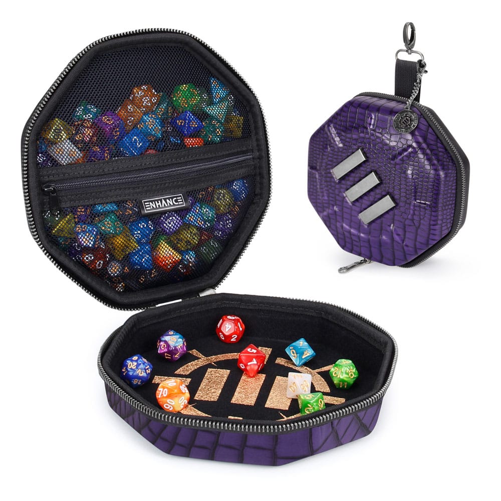 Enhance Tabletop Collectorâ€™s Edition Dice Case Purple Dice accessories