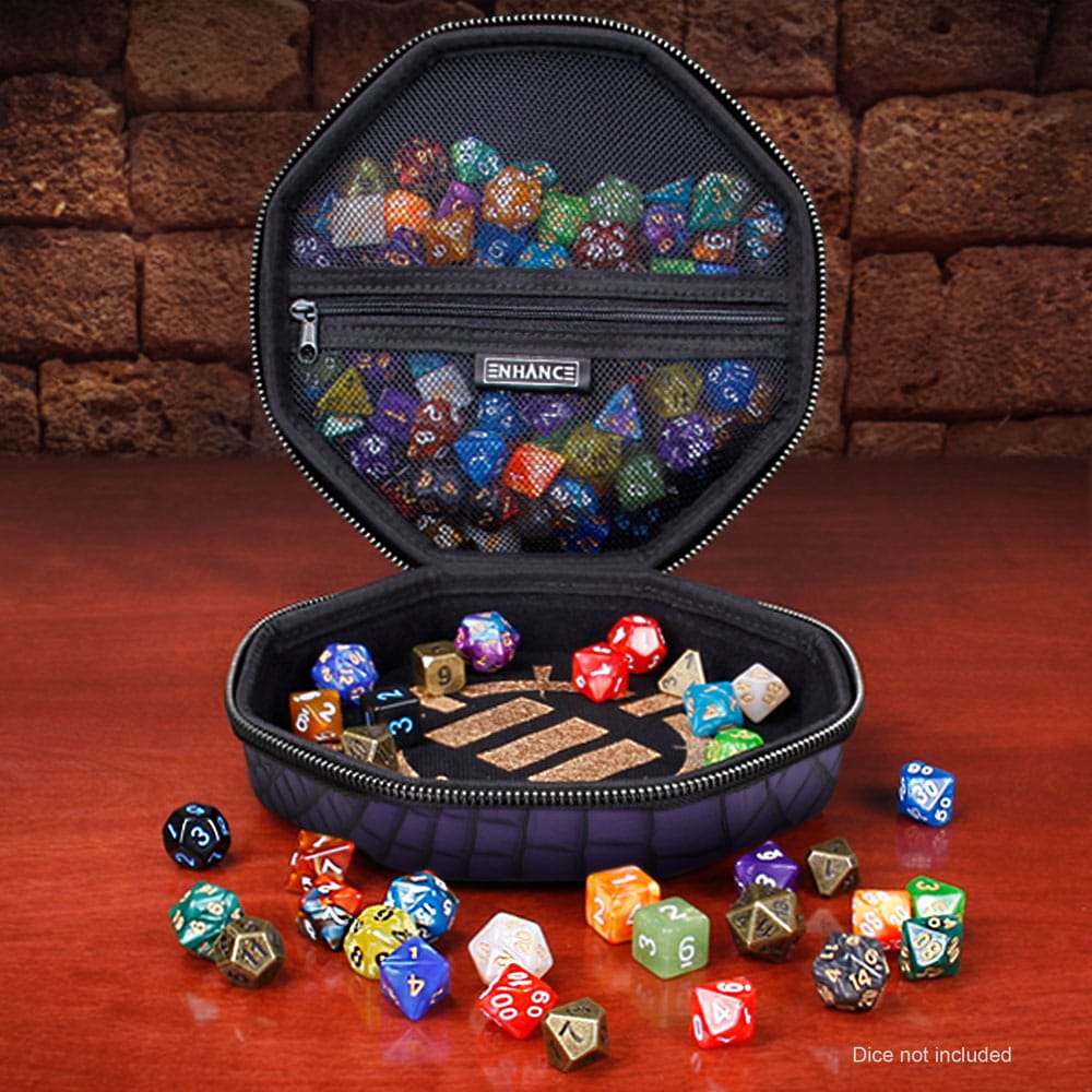 Enhance Tabletop Collector’s Edition Dice Case Purple Dice accessories