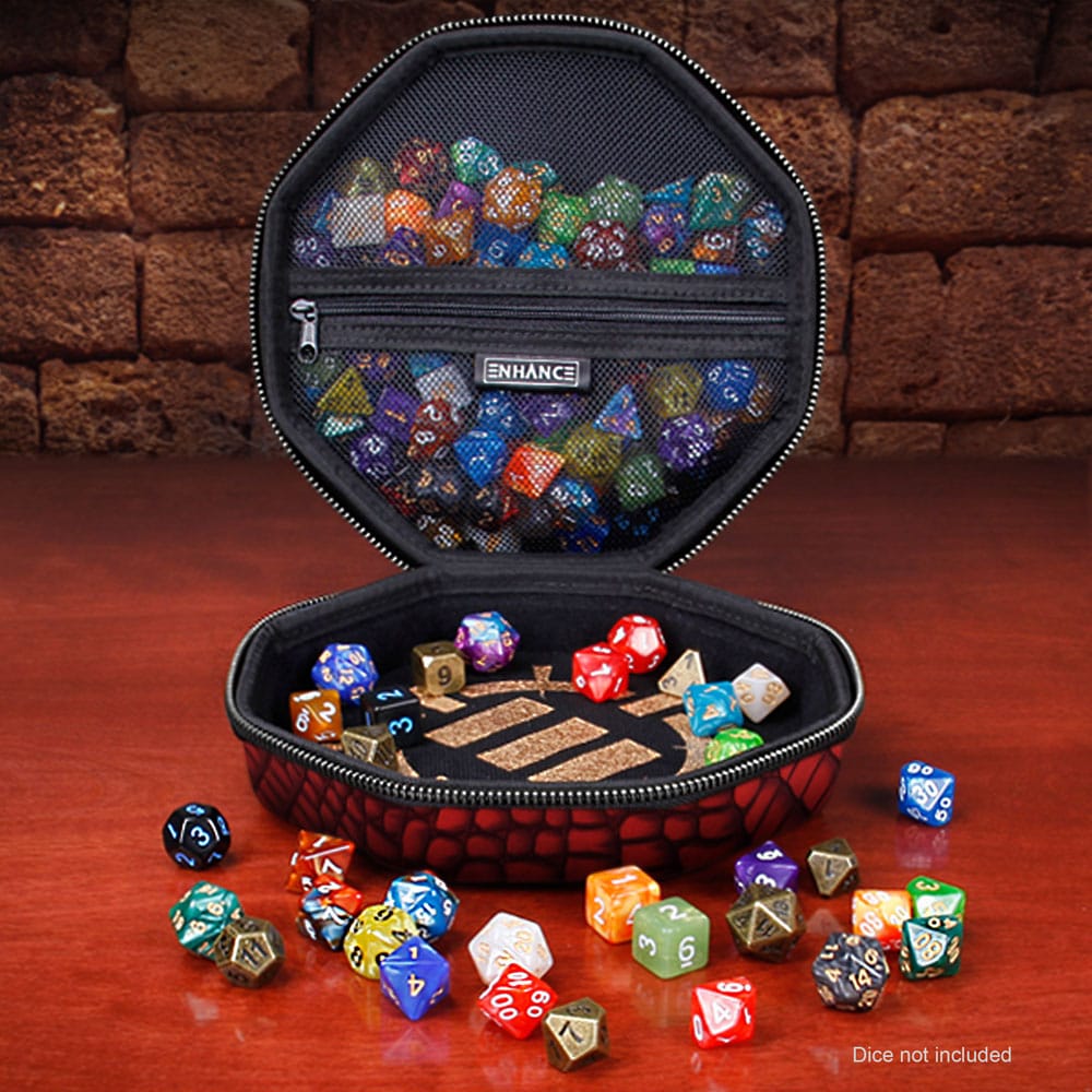 Enhance Tabletop Collector’s Edition Dice Case Red Dice accessories