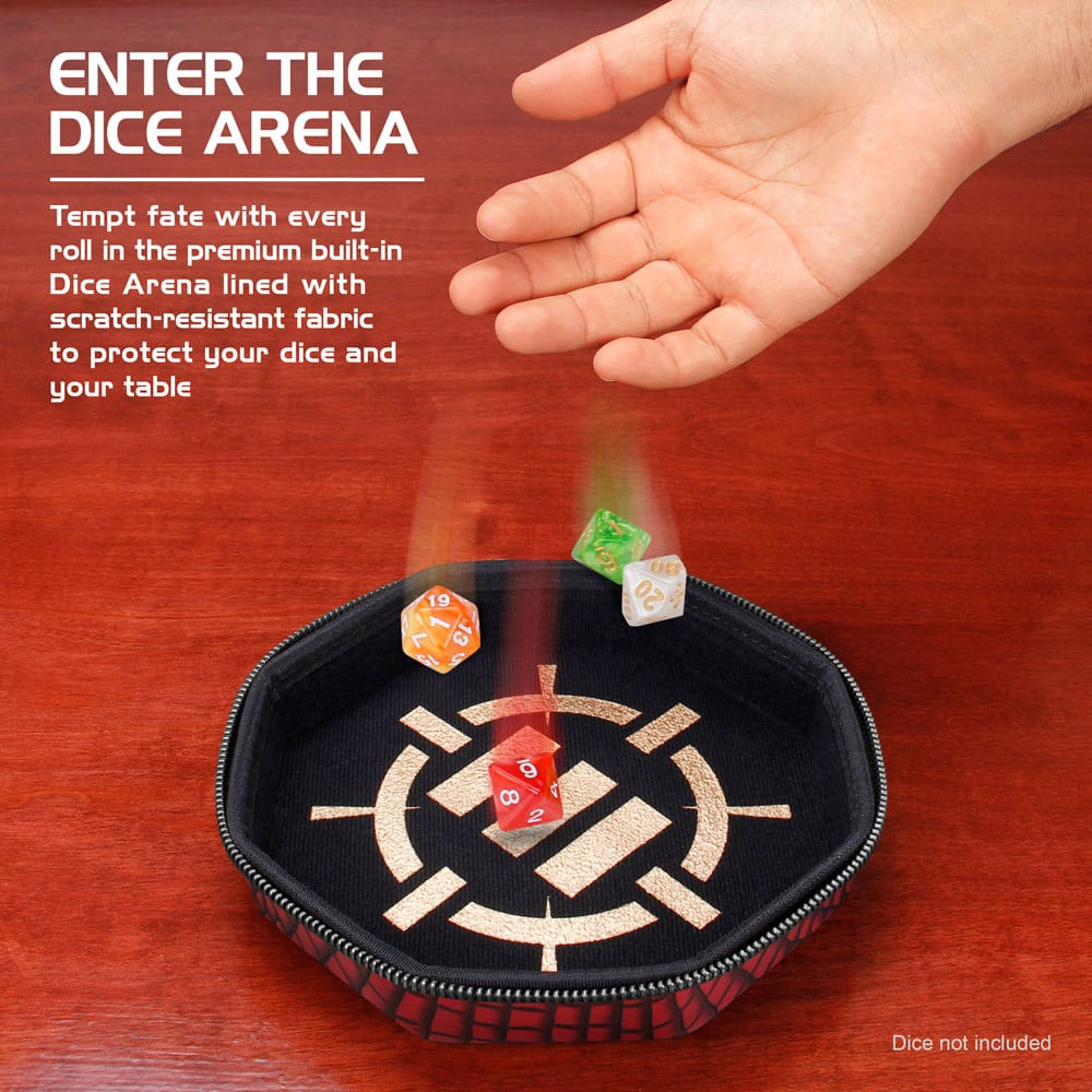 Enhance Tabletop Collector’s Edition Dice Case Red Dice accessories