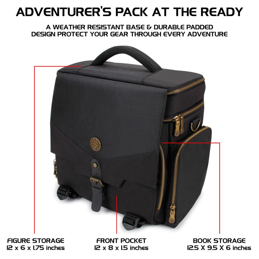 Enhance Tabletop Series Adventurer's Travel Bag Black
