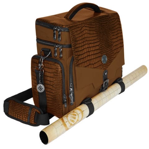 Enhance Tabletop Series Collectors Edition Adventurerâ€™s Travel Bag Brown Bags