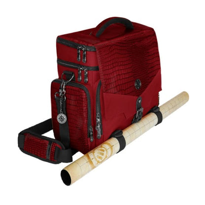 Enhance Tabletop Series Collectors Edition Adventurerâ€™s Travel Bag Red Bags