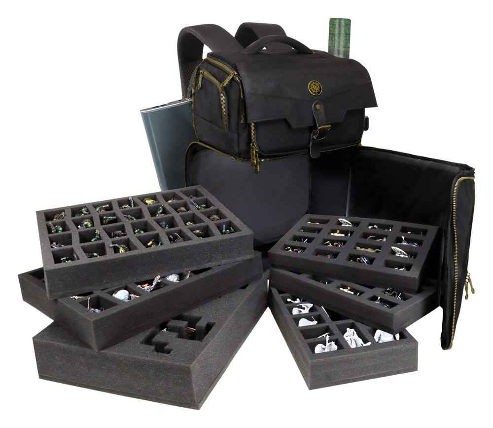 Enhance Miniature Painting Storage Backpack Black