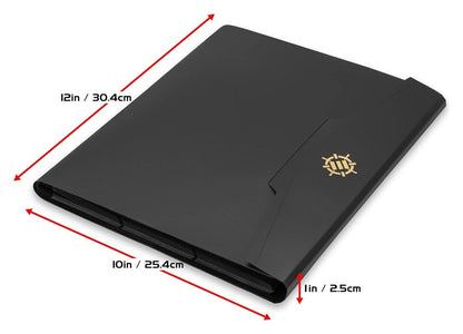 Enhance Binder 9 Pocket Card Binder Black 30 x 25 x 3 cm