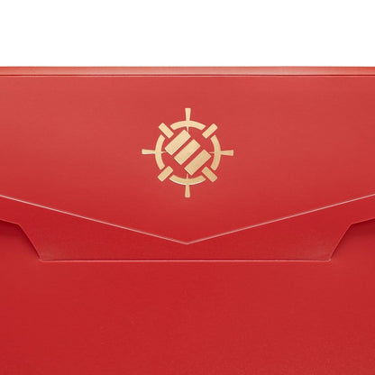 Enhance Binder 9 Pocket Card Binder Red 30 x 25 x 3 cm