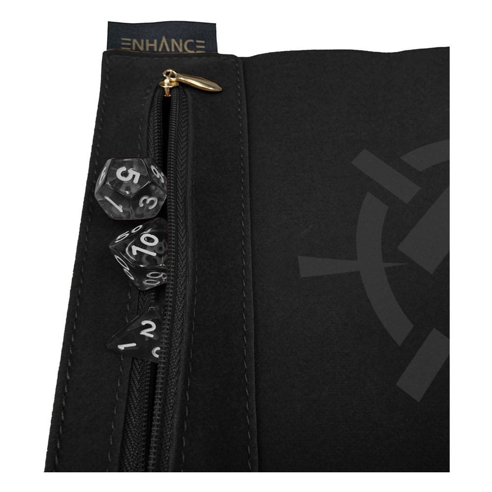 Enhance Tabletop Roll on a Scroll Bag with Dice Black Dice accessories