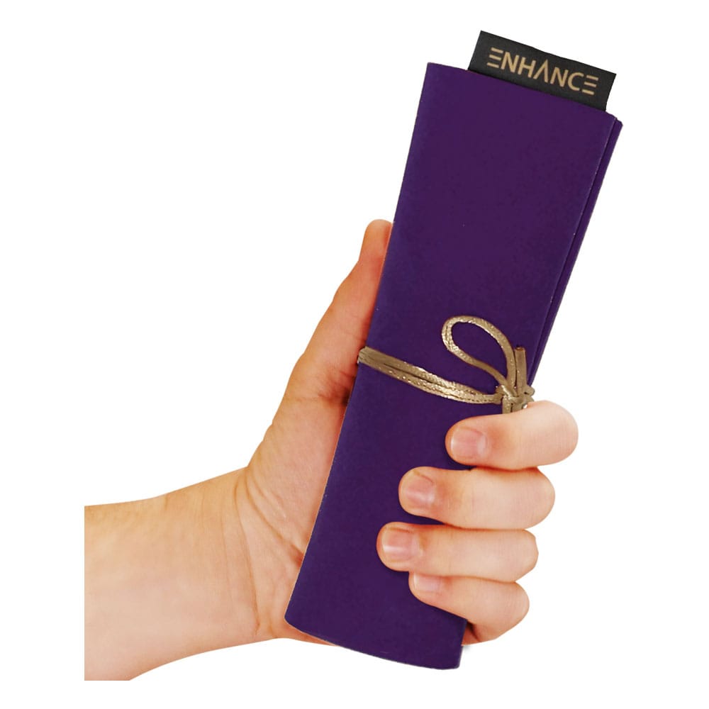 Enhance Tabletop Roll on a Scroll Bag with Dice Purple Dice accessories