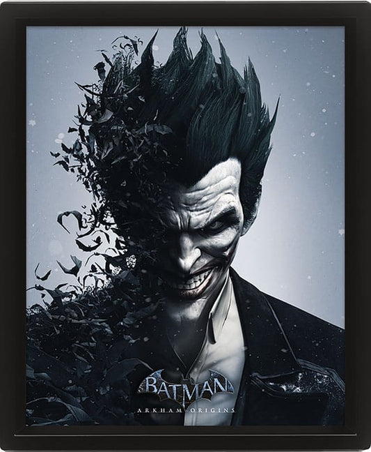 Batman Arkham Origins Framed 3D Effect Poster Pack Batman vs. Joker 26 x 20 cm (3) Pyramid International