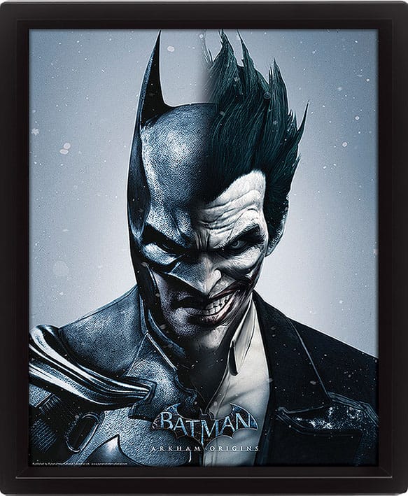 Batman Arkham Origins Framed 3D Effect Poster Pack Batman vs. Joker 26 x 20 cm (3) Pyramid International