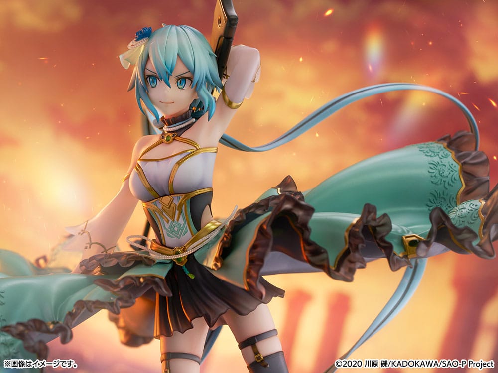Sword Art Online SHIBUYA SCRAMBLE FIGURE PVC Statue 1/7 Sinon Crystal Dress Ver. 29 cm