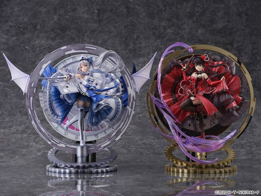 Date A Bullet SHIBUYA SCRAMBLE FIGURE PVC Statue 1/7 The White Queen -Royal Blue Sapphire Dress Ver. 33 cm