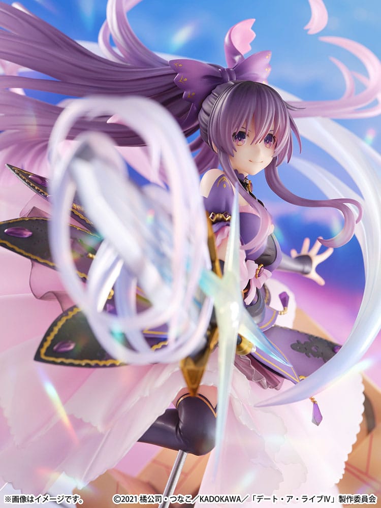 Date A Live IV SHIBUYA SCRAMBLE FIGURE PVC Statue 1/6 Tohka Yatogami Princess Amethyst Dress Ver. 32 cm eStream