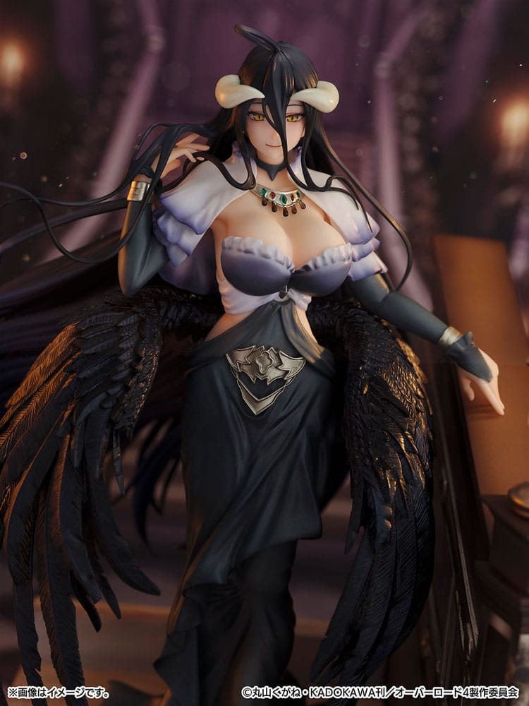 Overlord SHIBUYA SCRAMBLE FIGURE PVC Statue 1/7 Albedo Jet Black Dress Ver. 28 cm eStream