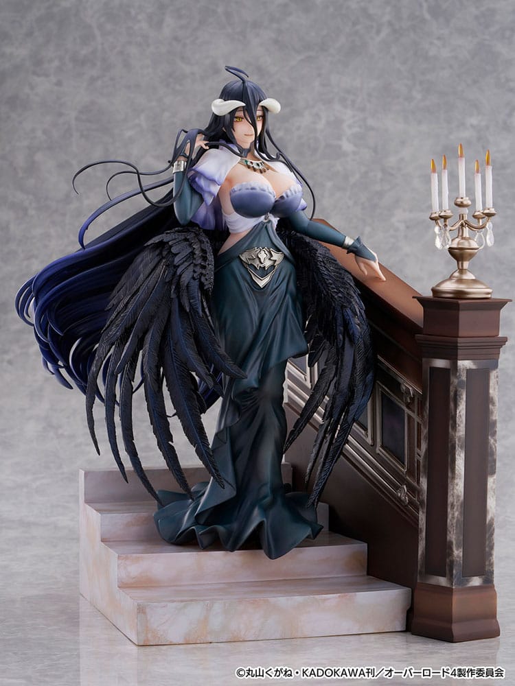 Overlord SHIBUYA SCRAMBLE FIGURE PVC Statue 1/7 Albedo Jet Black Dress Ver. 28 cm eStream