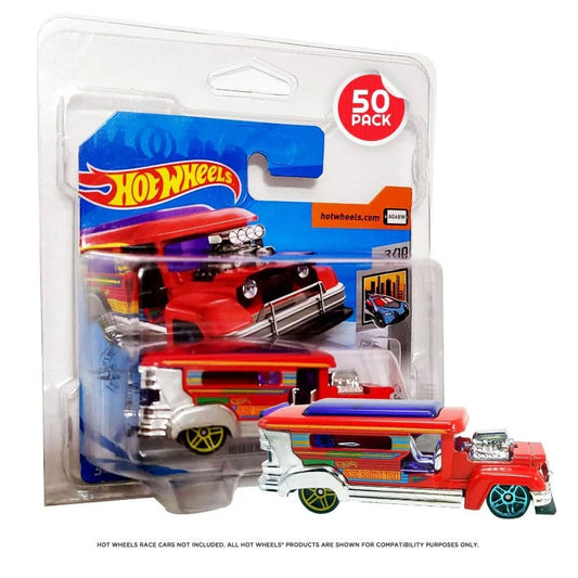 Hot Wheels European Series PET Blisters 50-Pack for Short Card Evoretro