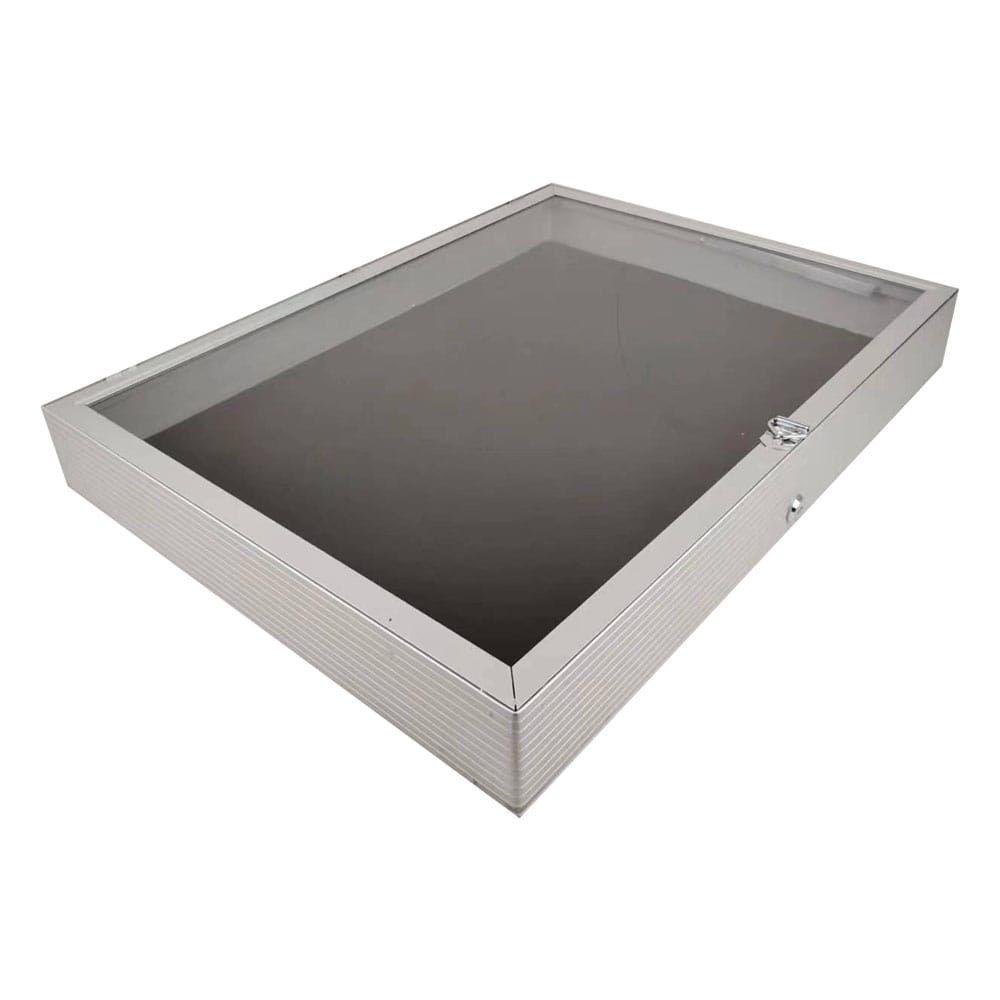 Evoretro Aluminum Display Case Silver Gadgets