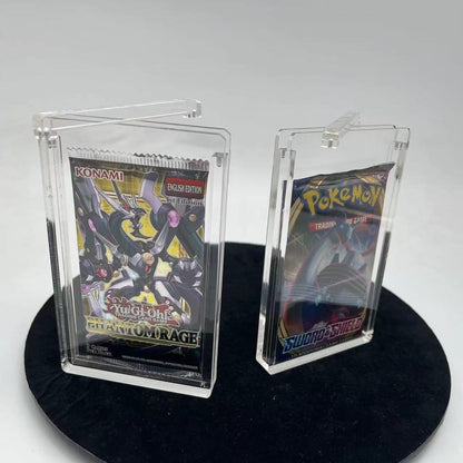 Evoretro Acrylic Display Case 5-Pack for Booster Packs