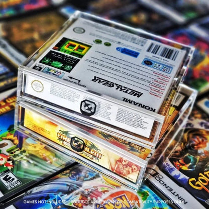 Acrylic Case 2-Pack for Gameboy/Gameboy Advance Games Evoretro